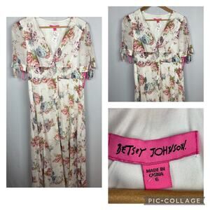 Betsy Johnson Maxi Dress Size..6 NEW
